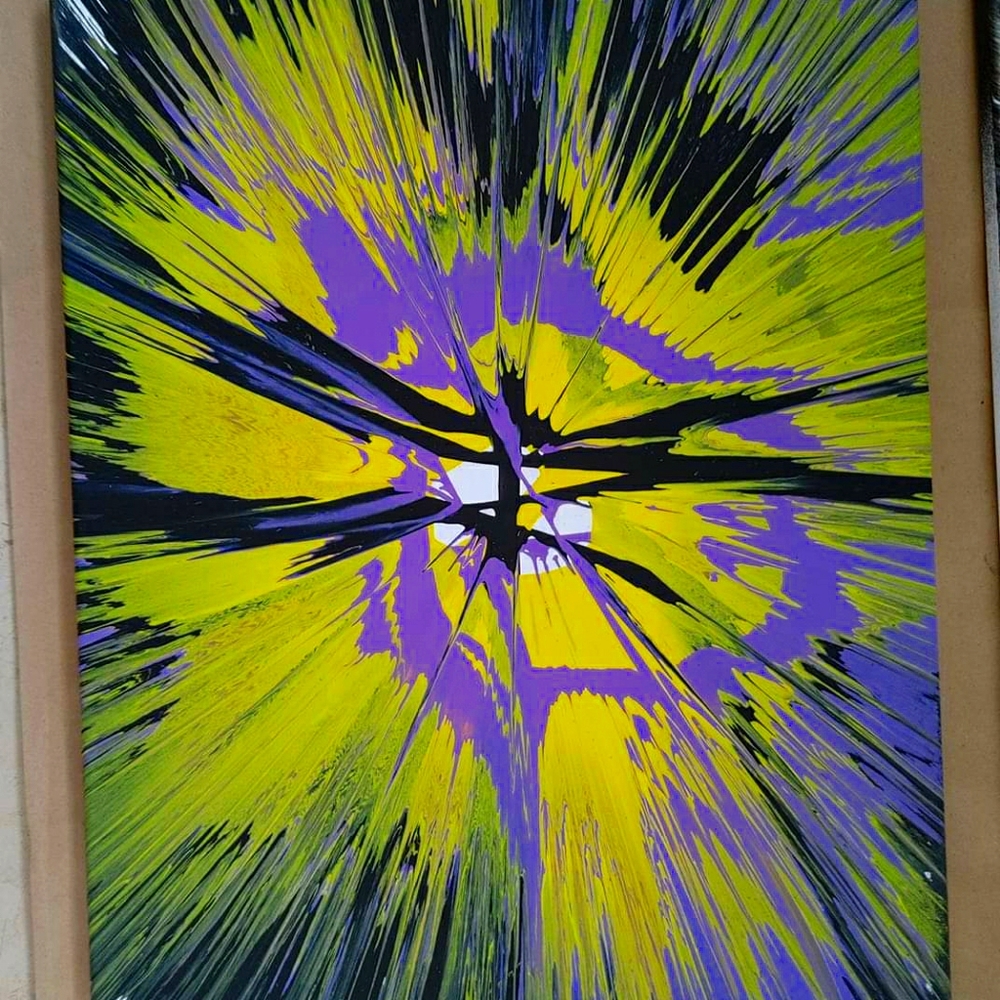 Kobe spin art